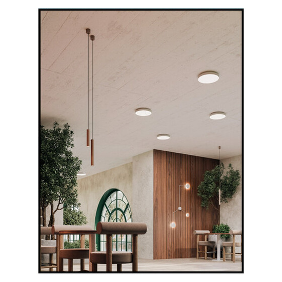 Plafon BLOS round distance LED hermetic AQform