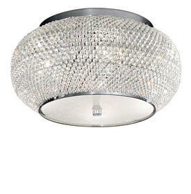 PLAFON PASHA' SP6 CROMO 100784 IDEAL LUX KRYSZTAŁY