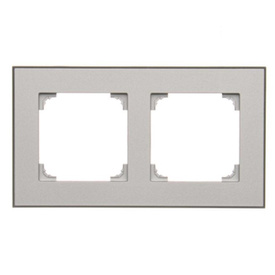 Ramka dwukrotna Simon 55 DUO aluminium