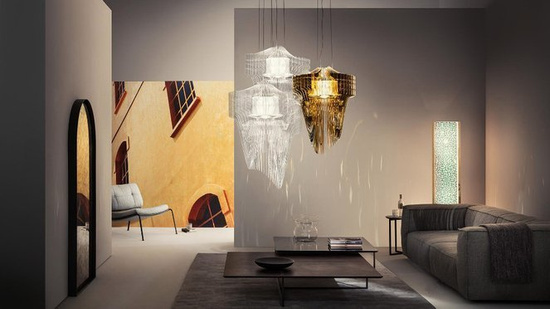 Lampa wisząca Aria Gold Large Slamp 