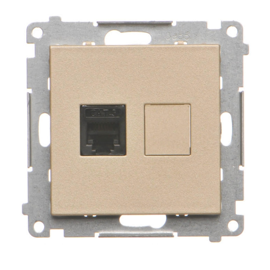 Gniazdo telefoniczne pojedyncze RJ12 Simon 55