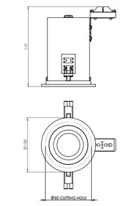 OPRAWA OGNIOODPORNA DO ZABUDOWY TARO 5672