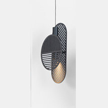 Lampa wisząca Iki E27 grafitowa Aqform