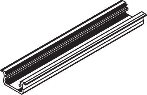 Profil wpuszczany czarny anodowany typ B 2 metry