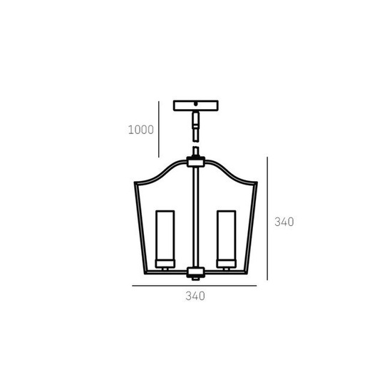 Lampa wisząca Dublin Cosmo Light P04148BZ