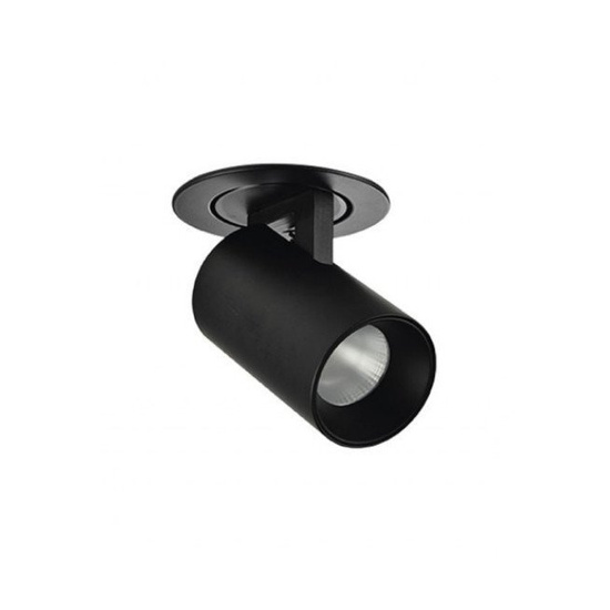 Reflektor do zabudowy z ruchomym źródłem światła Luna Black Azzardo