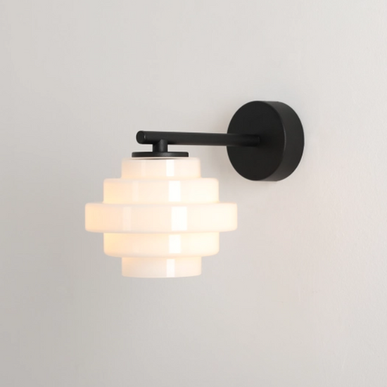 Kinkiet ze szklanym kloszem FILO WALL MILKY (⌀14) Aldex