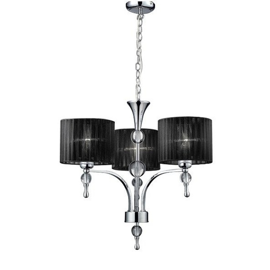 Żyrandol Impress 3 czarny AZ0498