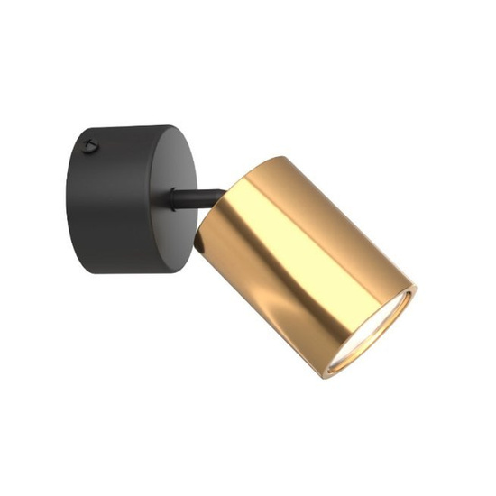 Spot kierunkowy Kika Mobile Nero / Gold OPEN DESIGN HIGHLIGHTS