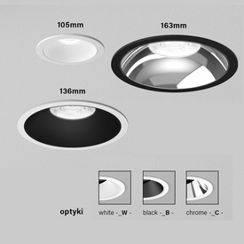 SIRCA 10 LED M930 59° wpuszczana AQform