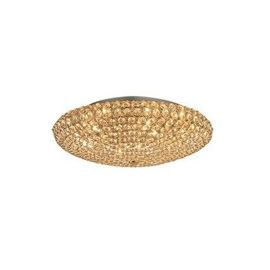 PLAFON KRYSZTAŁOWY KING PL9 ORO 73262 IDEAL LUX