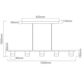 Lampa wisząca Melo V Bianco OPEN DESIGN HIGHLIGHTS
