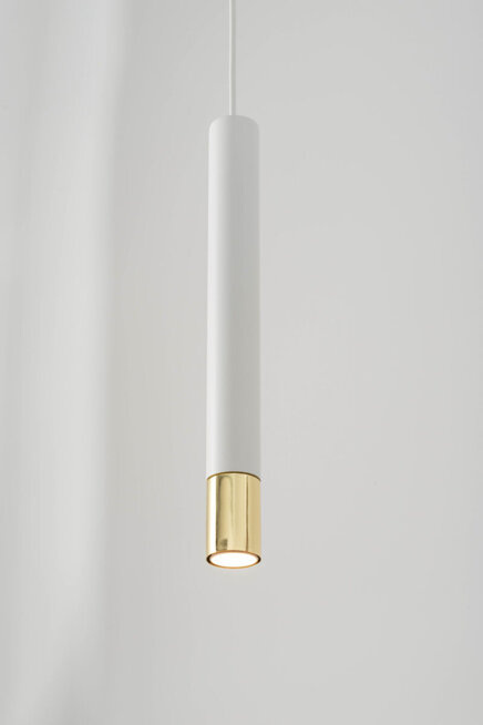 SOPEL GRAND 1 biały/złoty lampa wisząca 33386