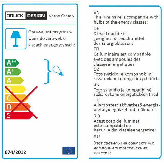 Lampa wisząca Verno Cromo OPEN DESIGN HIGHLIGHTS