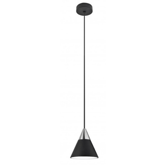 Lampa wisząca  Tentor Chrom AZ3086 + Trapeze black AZ3089 Azzardo