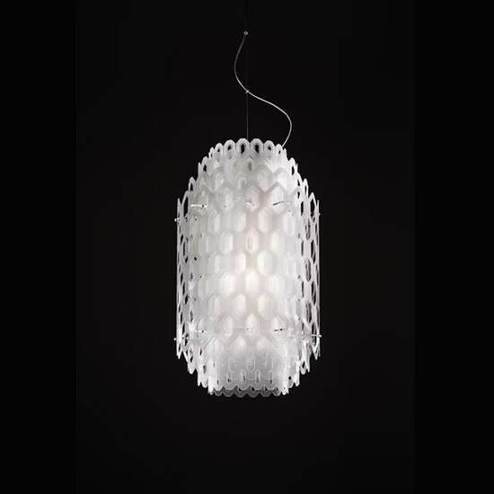 Lampa wisząca Chantal biała S Slamp