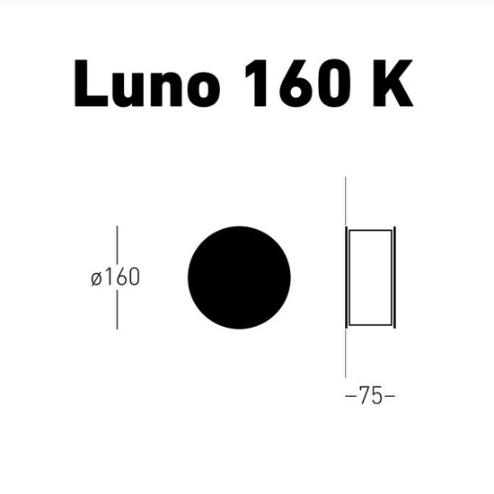 KINKIET LUNO K 160  IP 44 Chors