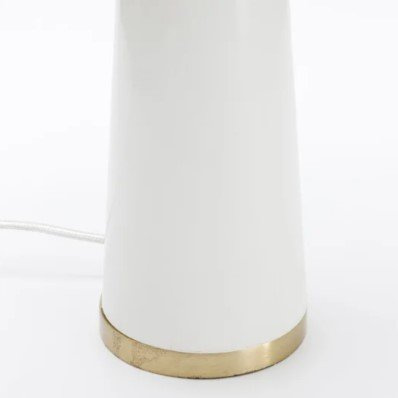 LAMPA STOŁOWA TIAN Ø36X50 CM BIAŁA - KARE DESIGN