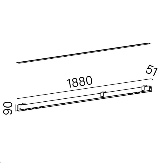 MIXLINE LED wpuszczana listwa oświetleniowa AQform