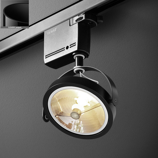 Oprawa track CERES 111 czarny połysk AQUAFORM