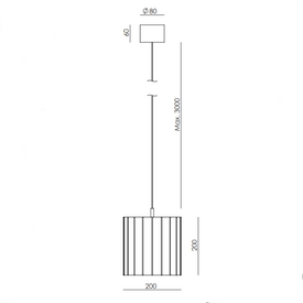 Lampa wisząca DENA C1088 Aromas