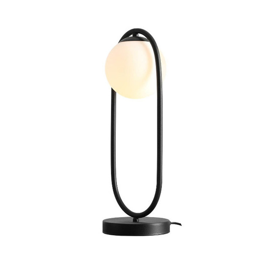 Lampa stołowa Riva 1086b1 czarna