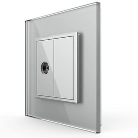 WA-1-64 Moduł gniazda telewizyjnego LIVOLO srebrny