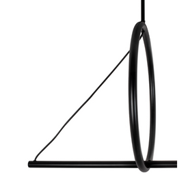 MOOSEE lampa wisząca STICK czarna