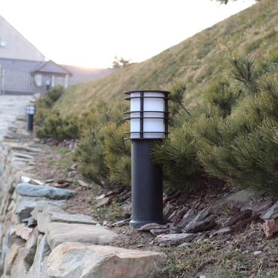 Słupek ogrodowy LED Stockholm Norlys art.1260 cynk ogniowy