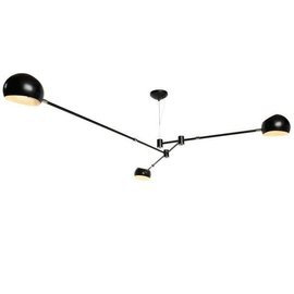 Lampa wisząca ASTRONOMY-3 czarna 175 cm