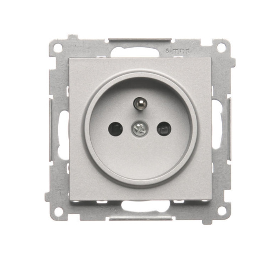 Gniazdo wtyczkowe pojedyncze z uziemieniem Simon 55 TGZ1CZ.01/143