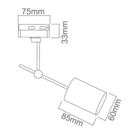 Oprawa do szynoprzewodu Stick Bianco Track OPEN DESIGN HIGHLIGHTS