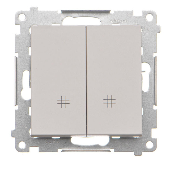 Łącznik krzyżowy podwójny piktogram Simon 55