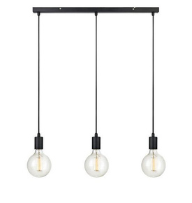  Lampa wisząca SKY 3 listwa  Markslojd 106336 czarna