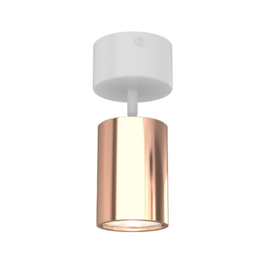Spot kierunkowy Kika Mobile Bianco / Rose Gold OPEN DESIGN HIGHLIGHTS