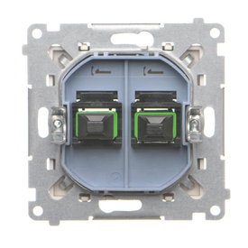 Gniazdo światłowodowe podwójne Simon 55