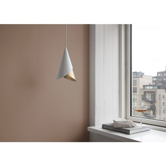 Klosz CORNET biel i mosiądz UMAGE