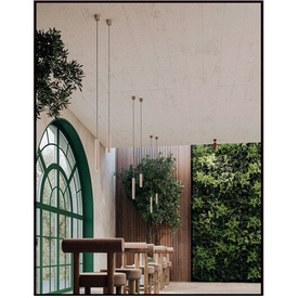 Lampa wisząca tuba 20 cm PET mini LED 3000K 41°  AQform