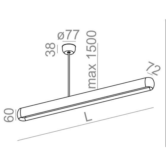 Lampa wisząca Equilibra BALANS AQform