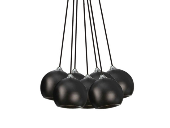 AZZARDO  GULIA 7 BLACK LAMPA WISZĄCA