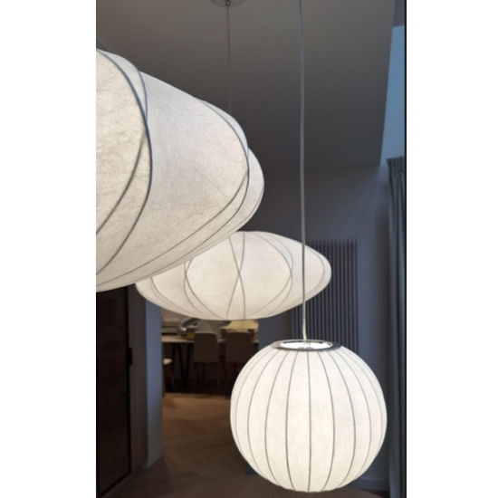 Lampa wisząca SILK biała 30 cm