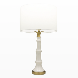 Lampa stołowa LOBOC T01019BR-WH