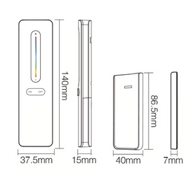 Pilot 1-strefowy RGB+CCT MiBoxer (C4-B)