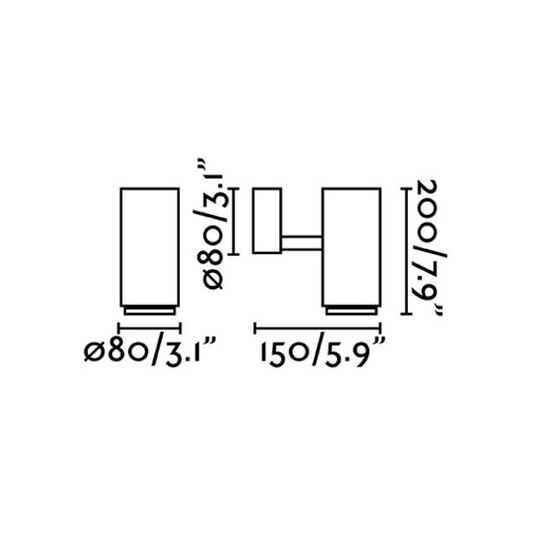 Kinkiet zewnętrzny LED PLOM czarny 70912