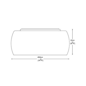 Lampa sufitowa Crystal 50 ZUMA LINE 