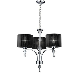 Żyrandol Impress 3 czarny AZ0498