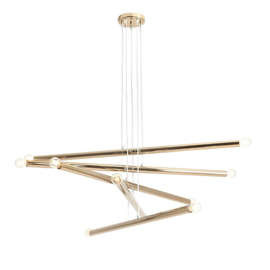 Lampa wisząca Tubo 10 1072M30 złota