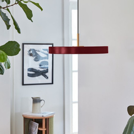 Lampa wisząca Asteria mini czerwona UMAGE