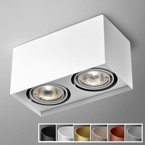 REFLEKTOR SQUARES 50x2 230V natynkowy AQFORM