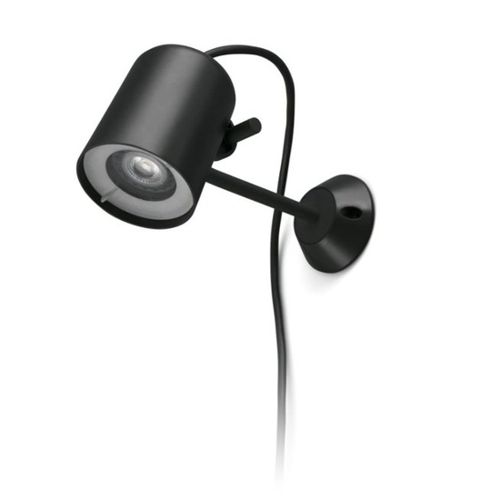 Kinkiet zewnętrzny z tyczką FLOW czarny 71546